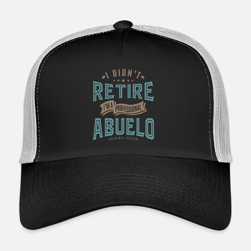 Professional Abuelo - Trucker Cap - black/stone grey