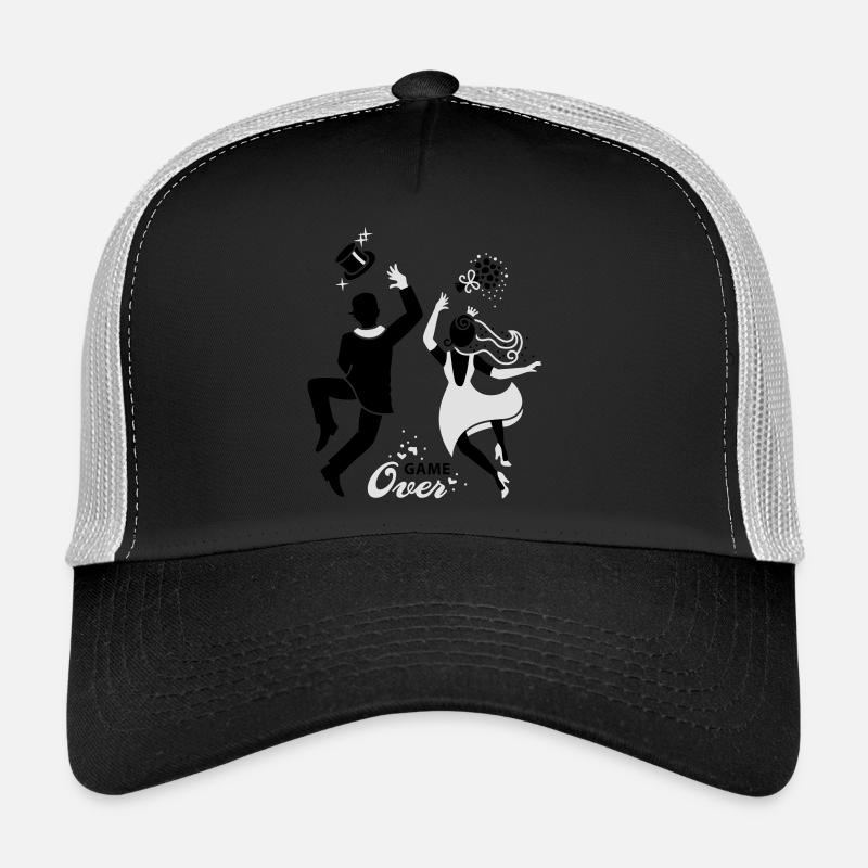 Bride - Couple Game over - Trucker Cap - black/stone grey