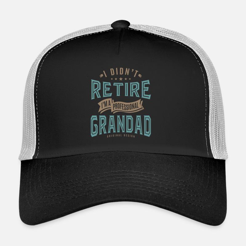Professional Grandad - Trucker Cap - black/stone grey