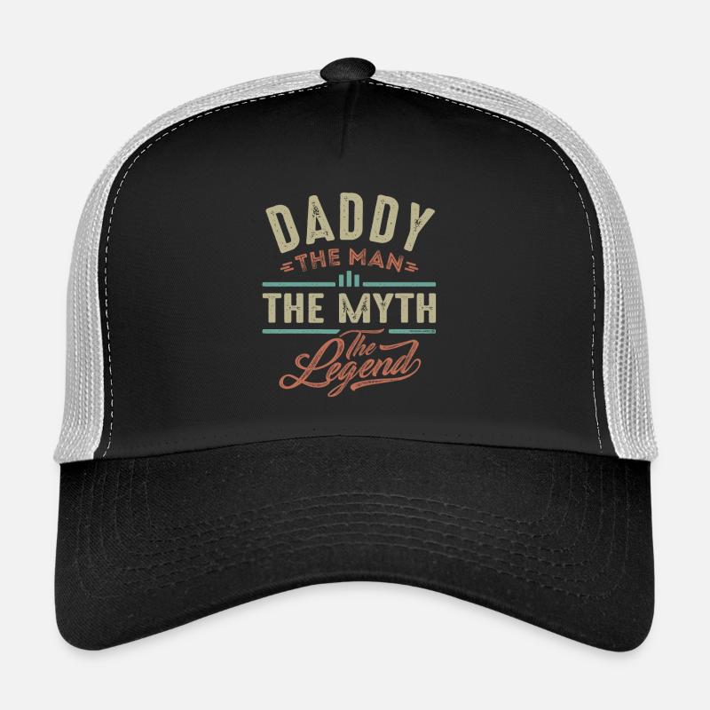 Daddy The Myth - Trucker Cap - black/stone grey