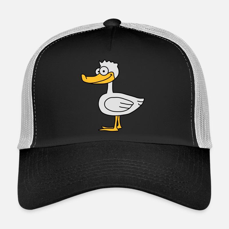 Duck - Casquette trucker  - noir/gris pierre