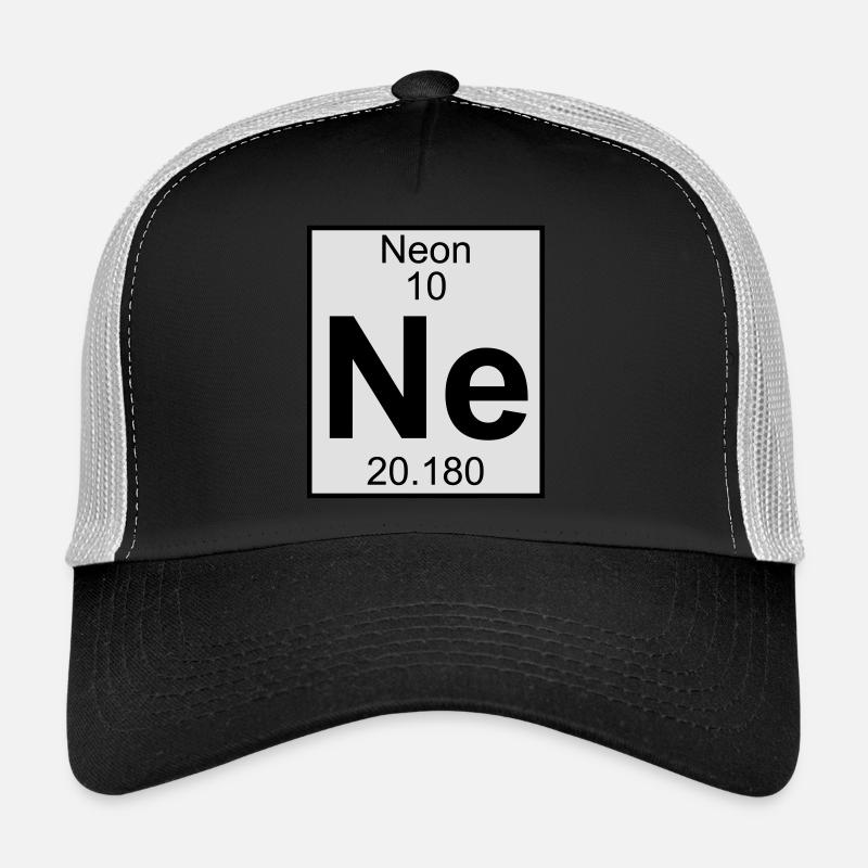 Elements 10 - ne (neon) - Full (white) Trucker Cap