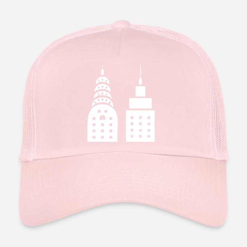 Gratte-ciel gratte-ciel gratte-ciel Casquette trucker 