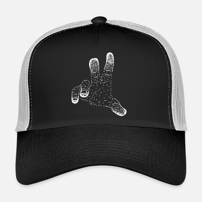hand - Trucker Cap - black/stone grey