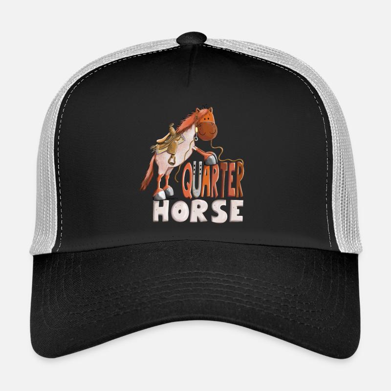 Da steht ein Quarter Horse Trucker Cap