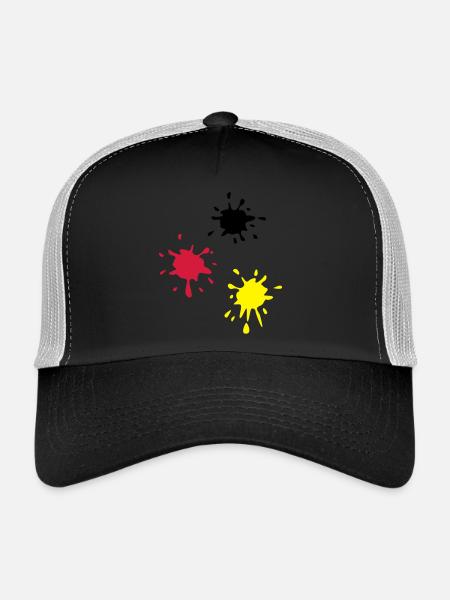 Art, paint (super cheap!) - Trucker Cap - black/stone grey - Front