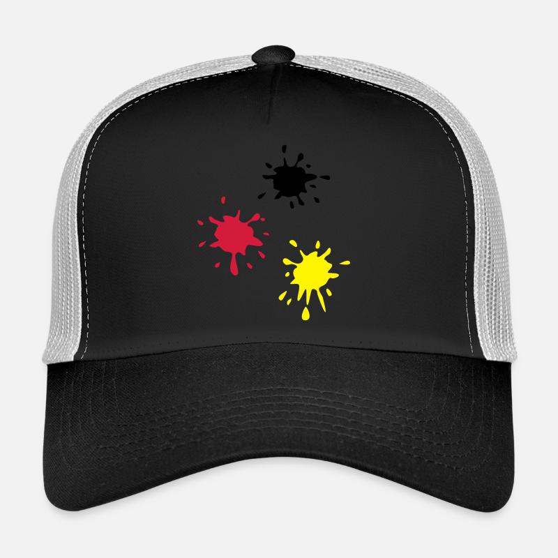 Art, paint (super cheap!) Casquette trucker 