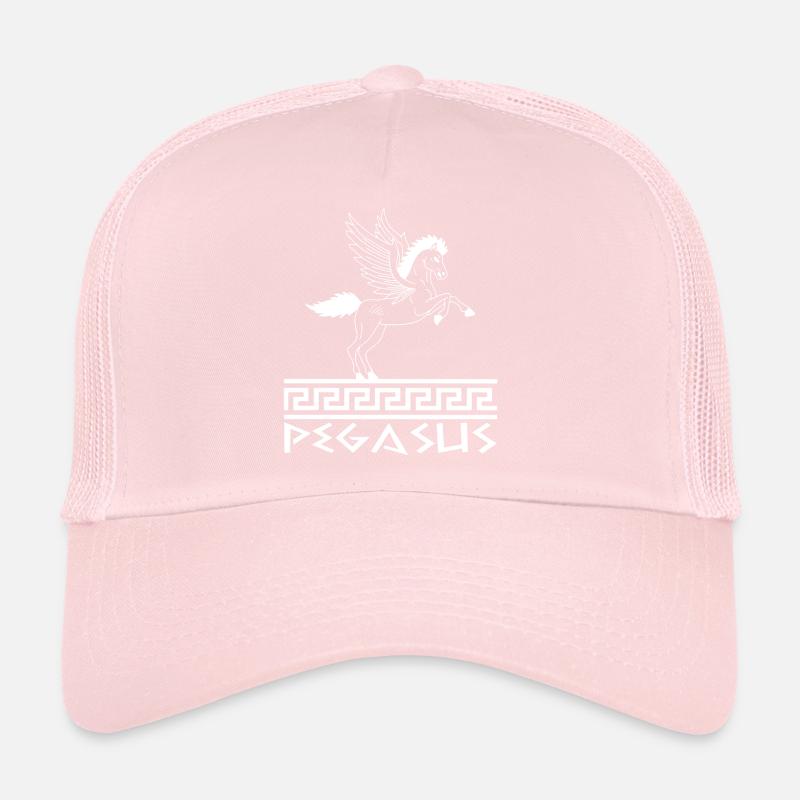 Cheval Pégase blanc Casquette trucker 
