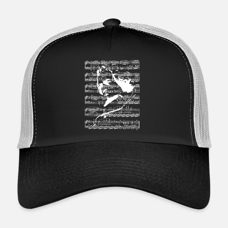 Beethoven - Trucker Cap - Schwarz/Steingrau