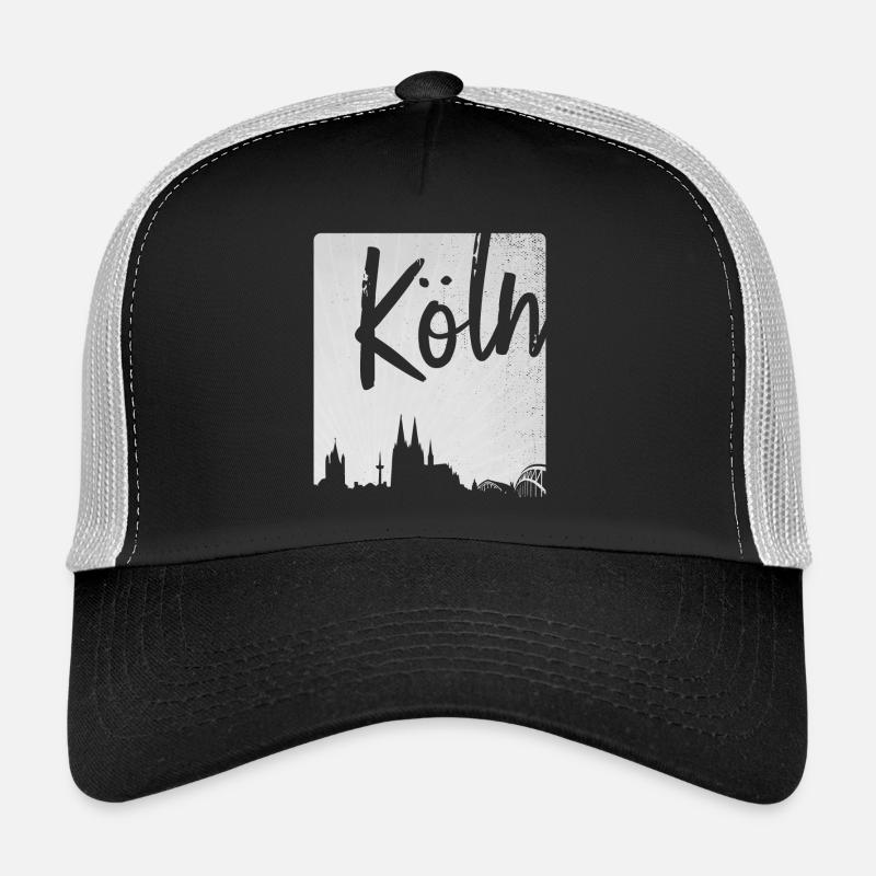 Köln - Trucker Cap - Schwarz/Steingrau