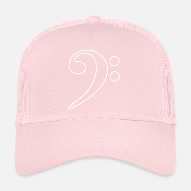 Clé de fa avec un effet sympa pour les mélomanes Casquette trucker 