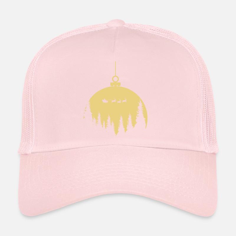 Noël Père Noël Boule Noël Noël Or Casquette trucker 