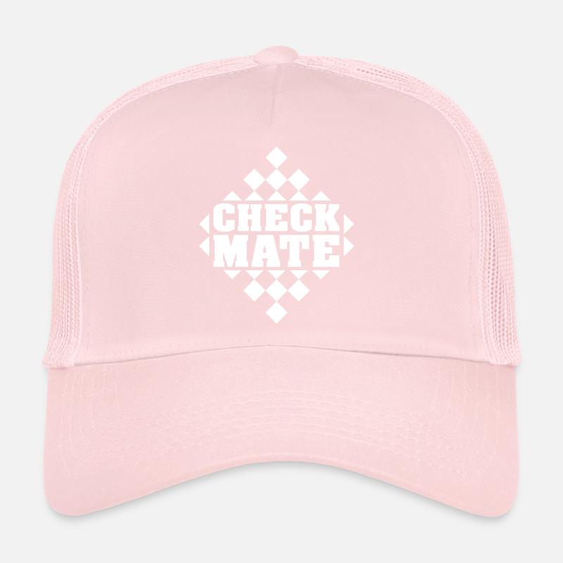 checkmate schach symbol chess player cup wm icon Trucker Cap