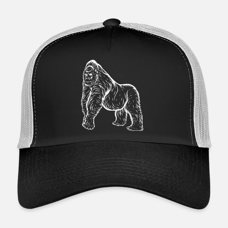 Gorilla - Trucker Cap - Schwarz/Steingrau