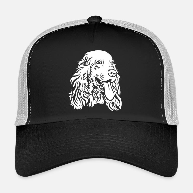 Cocker Spaniel Kopf "Black Edition" Trucker Cap