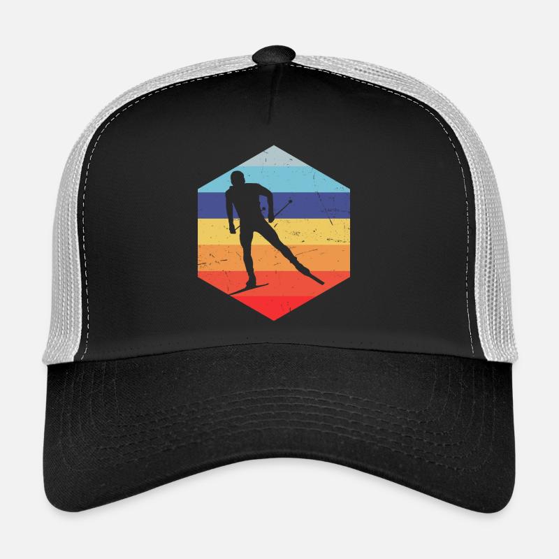 Langlauf Classic Langlauf Klassisch Langlauf - Trucker Cap - Schwarz/Steingrau