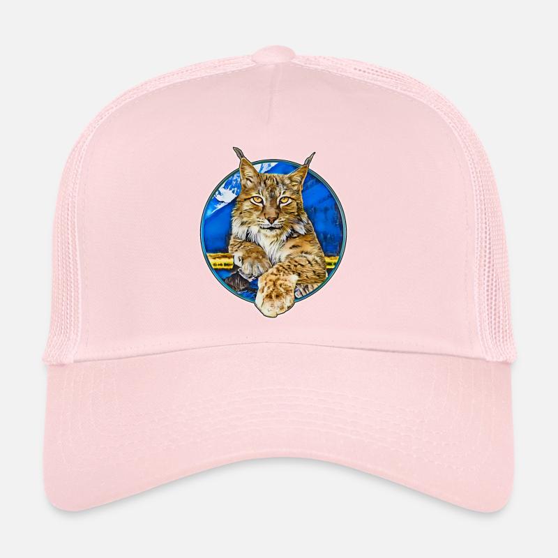 Luchs Wildkatze Freiheit Trucker Cap