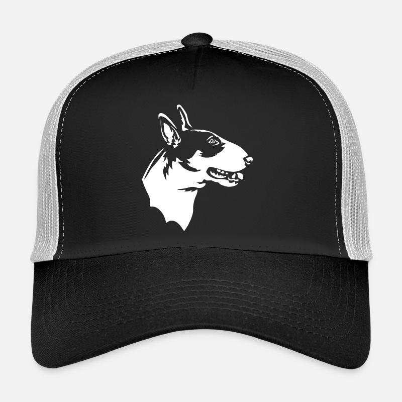 Tête de Bull Terrier « Black Edition » Casquette trucker 