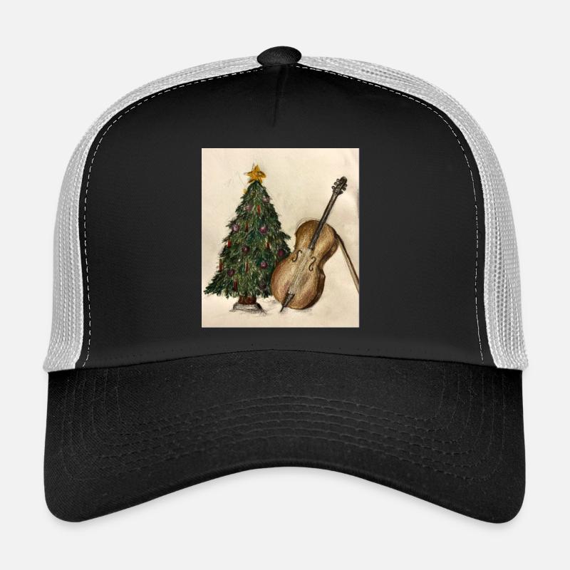 Christmas music on the tree Trucker Cap