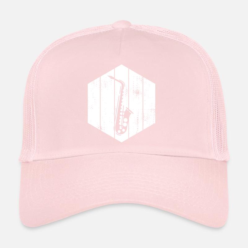 Dessin de saxophone Casquette trucker 
