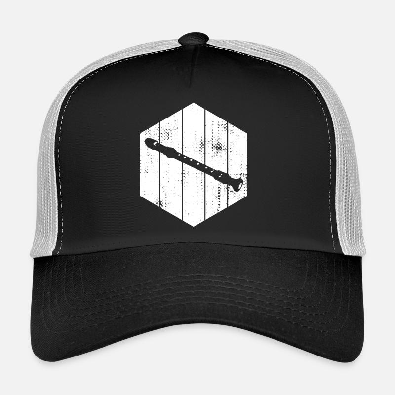 Dessin de flûte Casquette trucker 