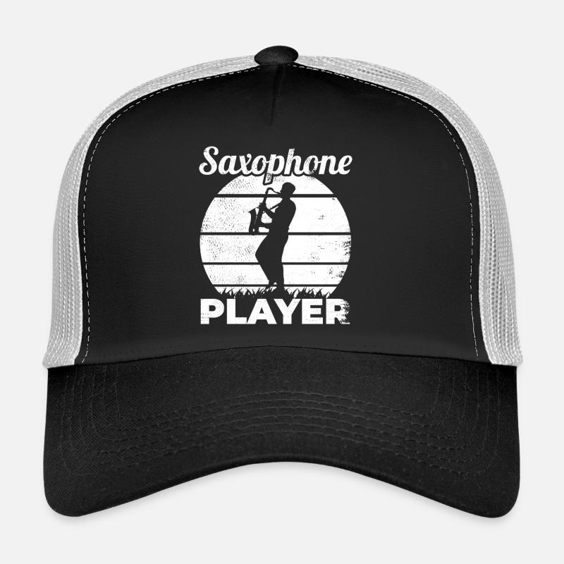 Funny saxophone player Trucker Cap