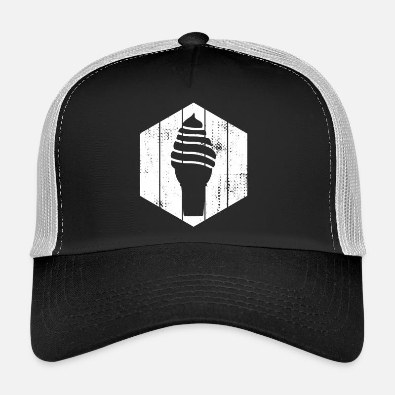Crème glacée molle Casquette trucker 