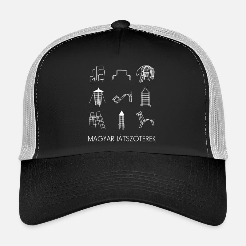 Ungarische Klettergerüste - Trucker Cap - Schwarz/Steingrau