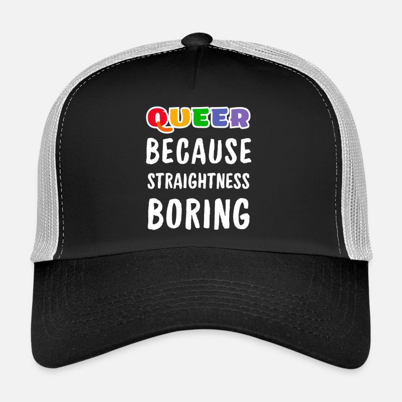 Queer, weil Geradlinigkeit langweilig Trucker Cap