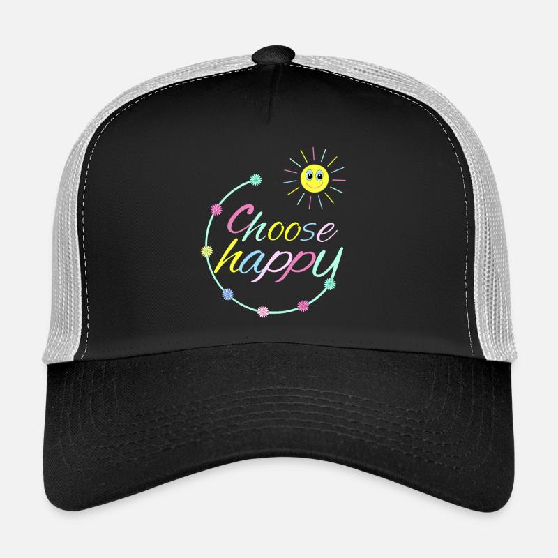 Choose Happy Trucker Cap