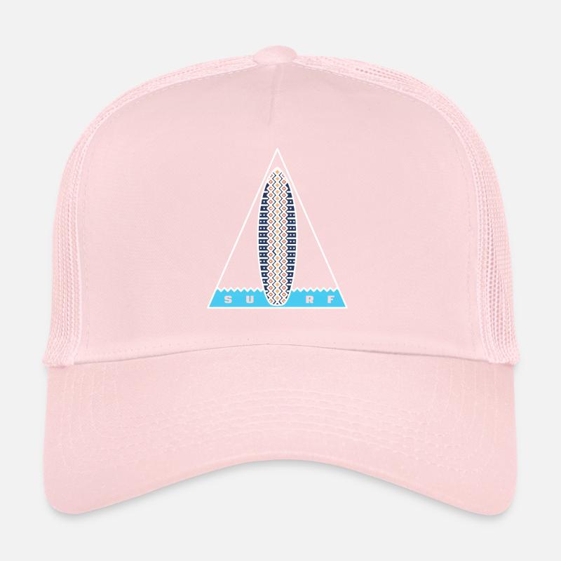 Surf Triangle(contour blanc) Casquette trucker 