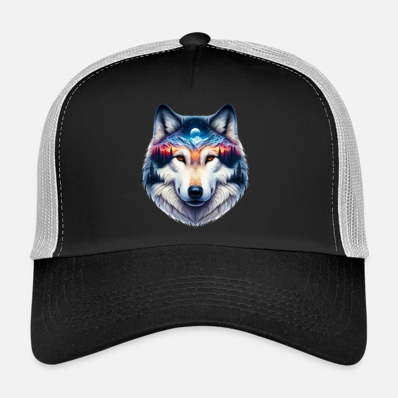 Wolf Trucker Cap