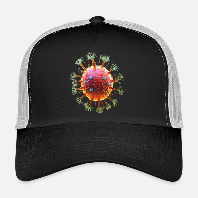 Virus - Trucker Cap - Schwarz/Steingrau