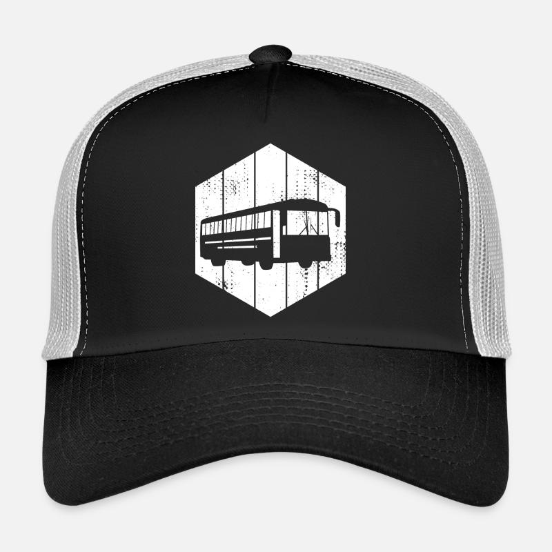 Bus Zeichnung Trucker Cap