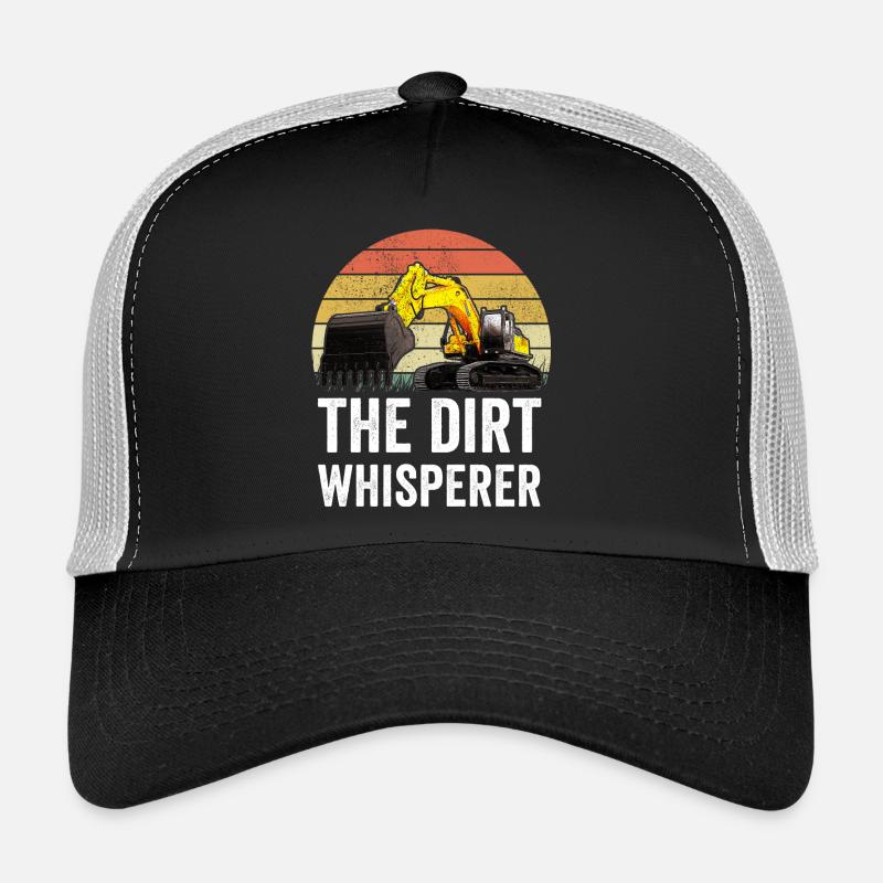 Ouvrier du bâtiment excavatrice Casquette trucker 
