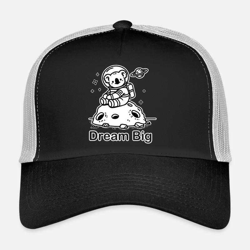 Astronaut Coala sitzt auf einem Meteoriten - Dream Big Trucker Cap