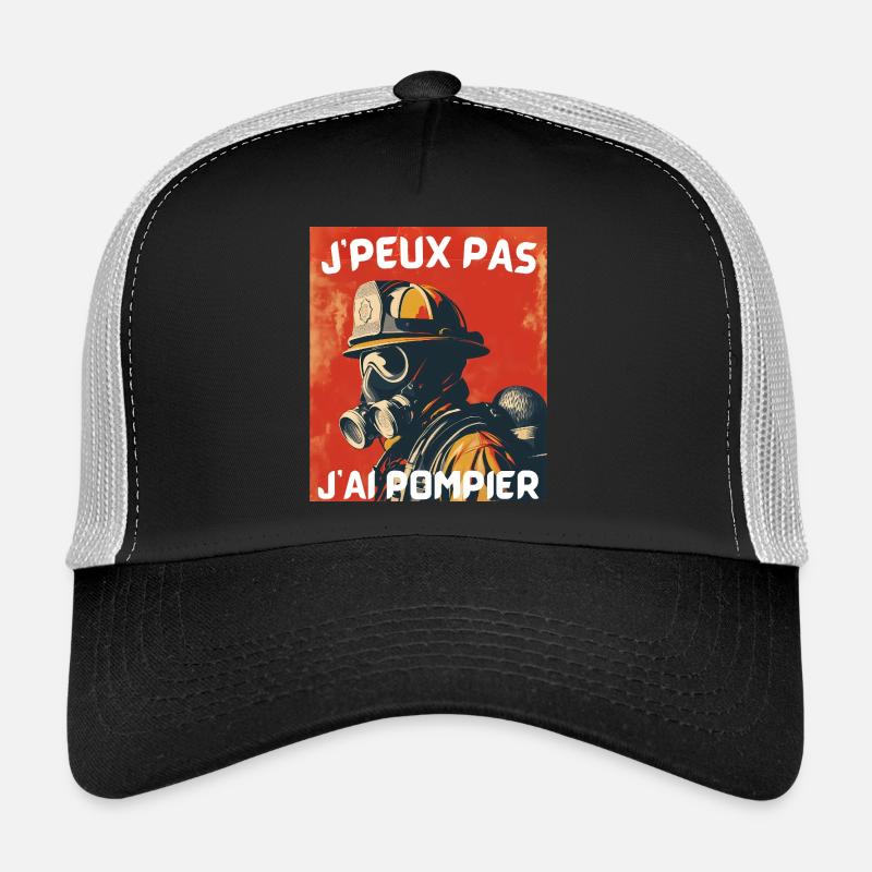 Pompier Tee-shirt marrant Casquette trucker 