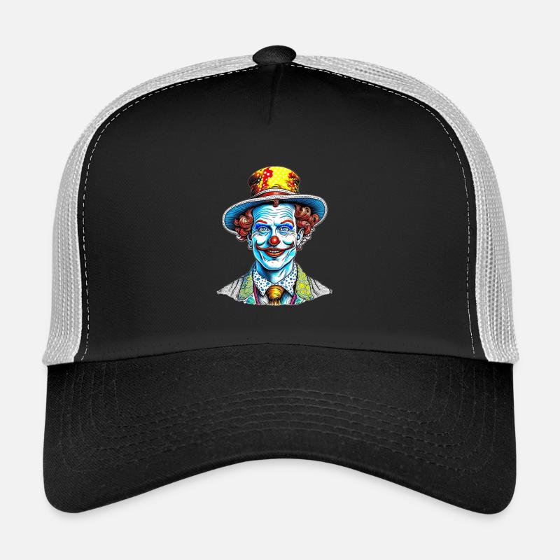 Joker Art - Trucker Cap - Schwarz/Steingrau