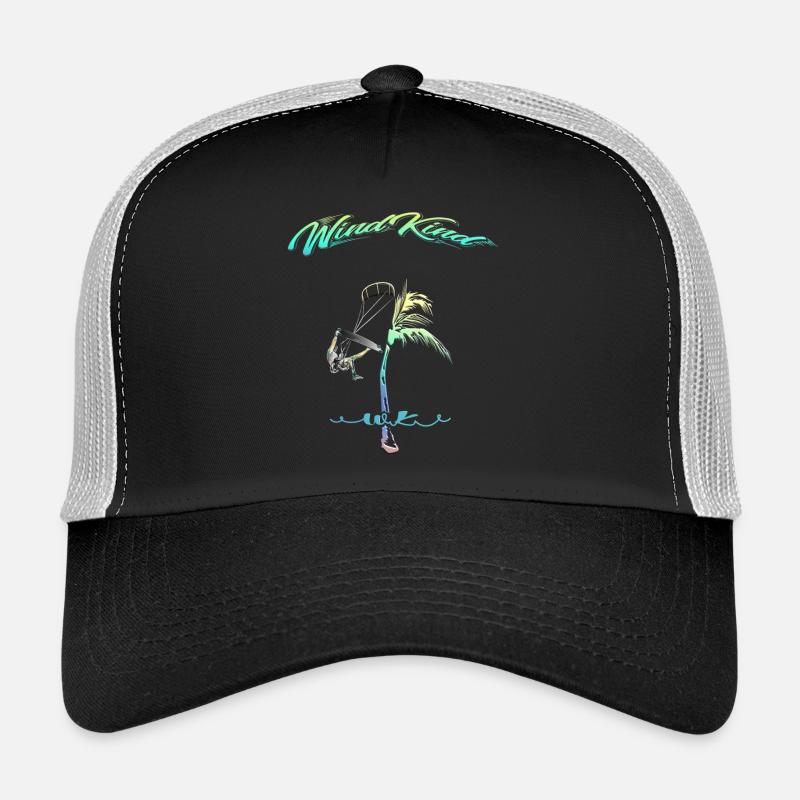 Palmier Kitesurfeur Casquette trucker 