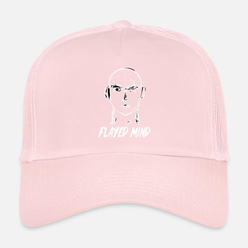écorché Blanc Casquette trucker 