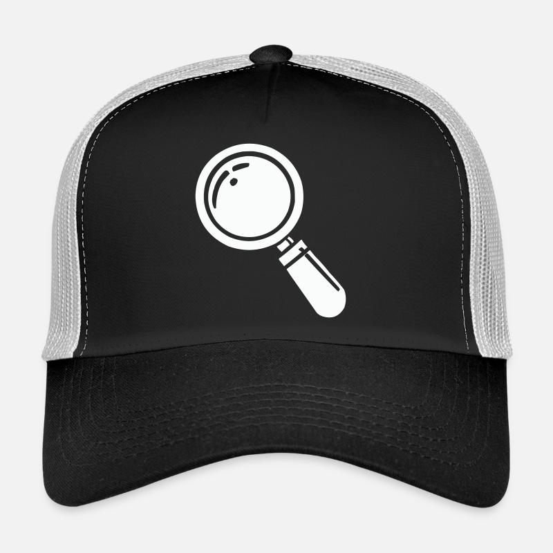 lupe - Trucker Cap - Schwarz/Steingrau