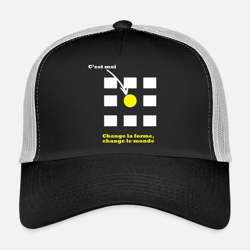 Verändere die Form, verändere die Welt – Bold Design Trucker Cap