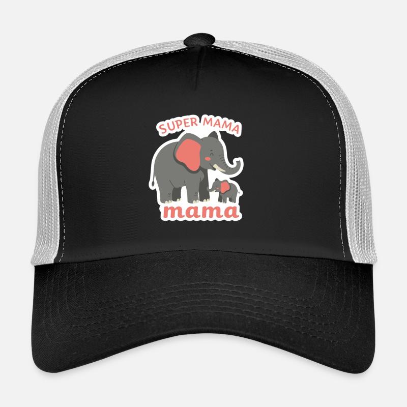 Super Maman Éléphant Casquette trucker 