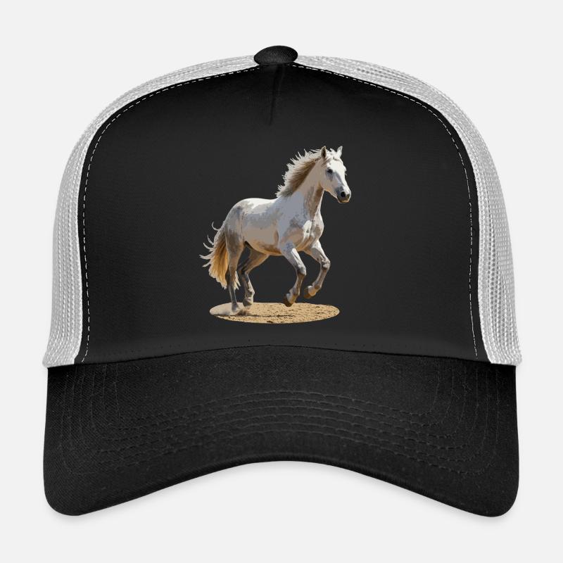 Cheval camarguais Casquette trucker 