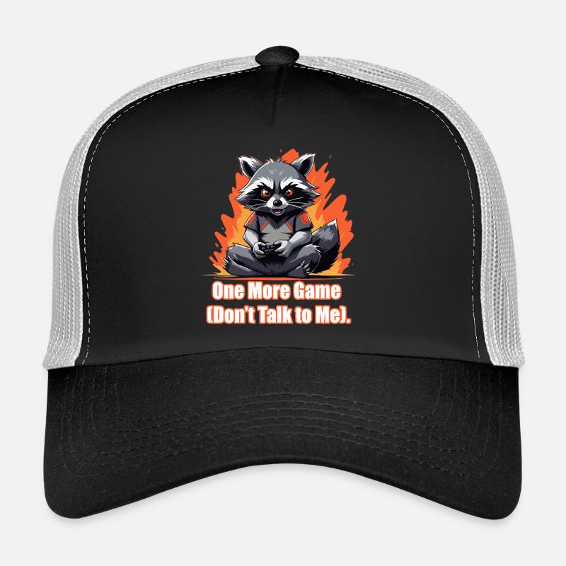 One More Game (Don’t Talk to Me). - Trucker Cap - black/stone grey