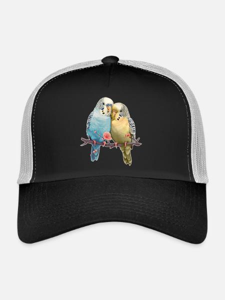 Budgies - Trucker Cap - black/stone grey - Front