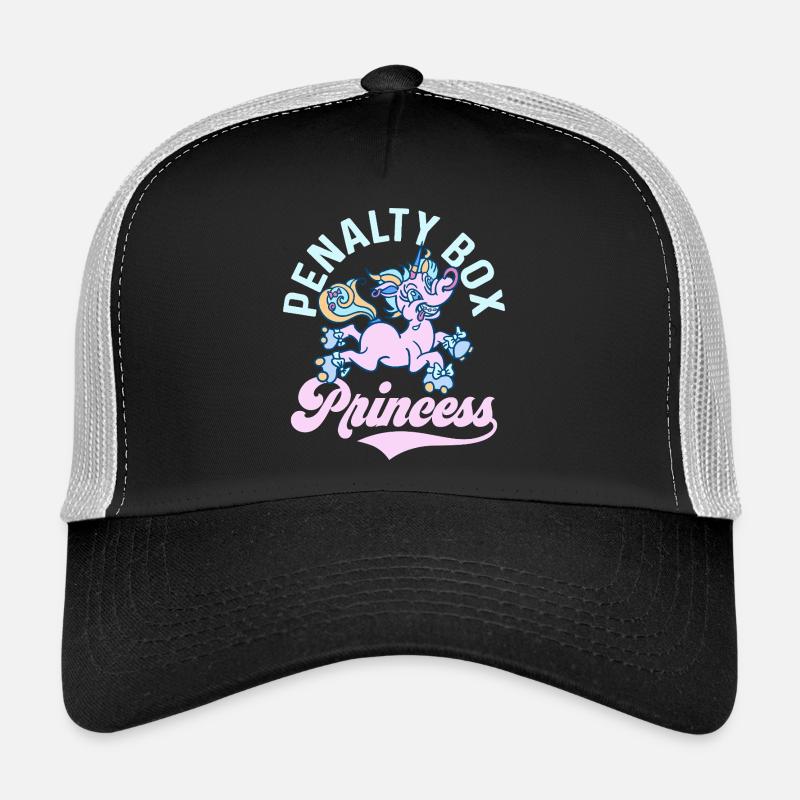 Penalty Box Princess Skating Roller Derby Casquette trucker 