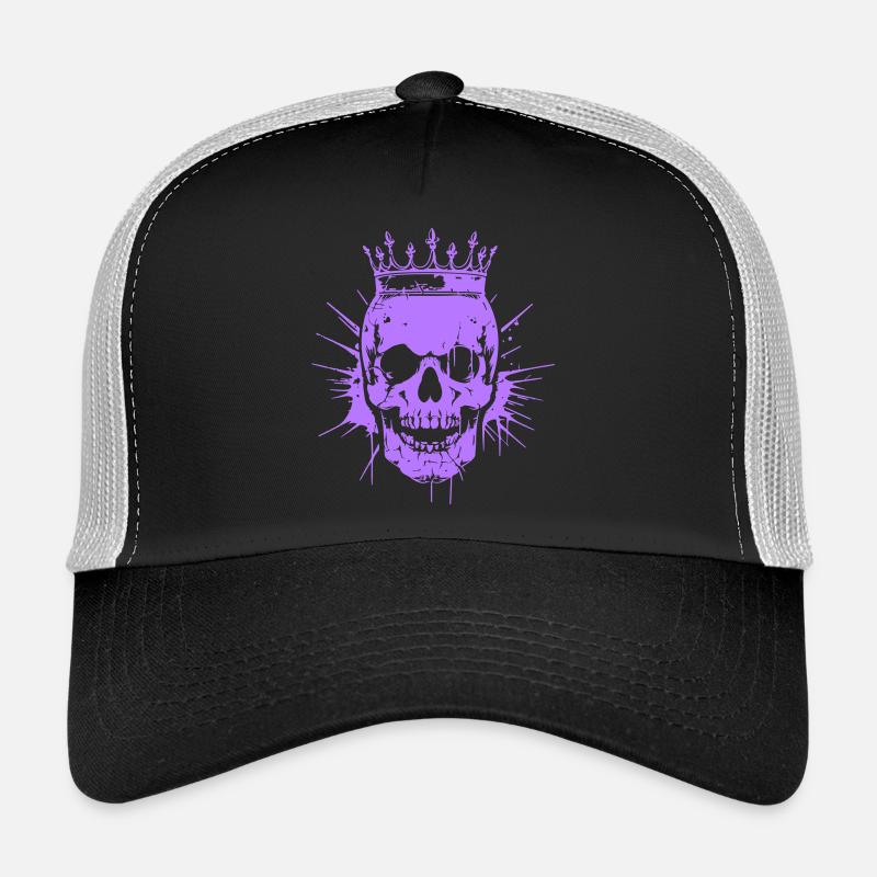 Crâne roi Casquette trucker 