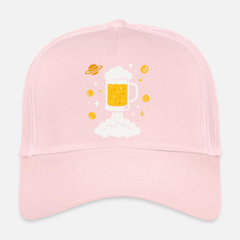 Bier-Rakete im All Trucker Cap