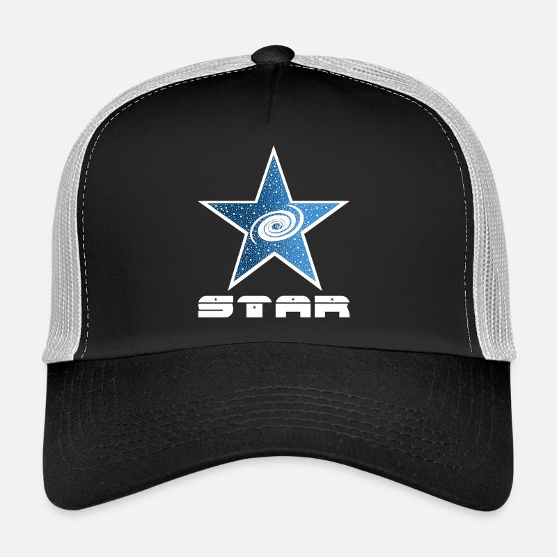 Star and galaxy Trucker Cap